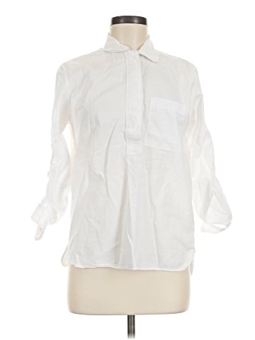 Gap 3/4 Sleeve Button-Down Shirt (view 1)