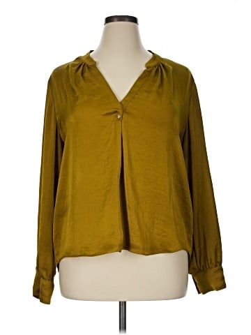 DKNY Long Sleeve Blouse (view 1)