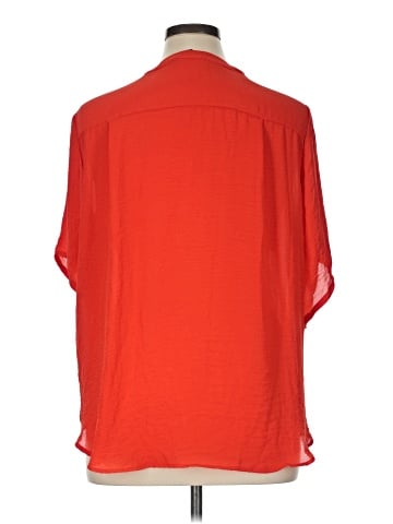 a.n.a. A New Approach Short Sleeve Blouse (view 2)