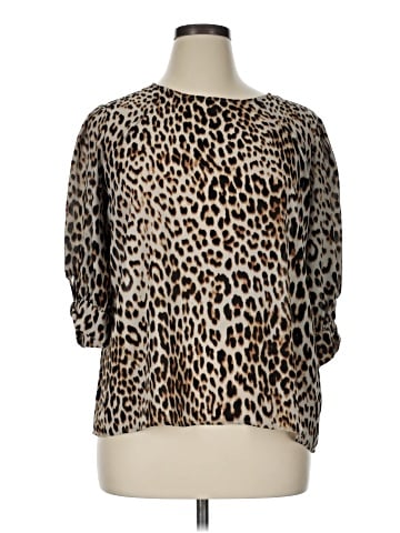 Worthington 3/4 Sleeve Blouse (view 1)