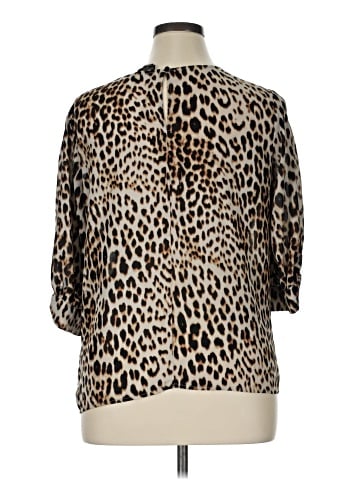 Worthington 3/4 Sleeve Blouse (view 2)