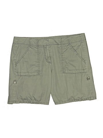 Ann Taylor Khaki Shorts (view 1)