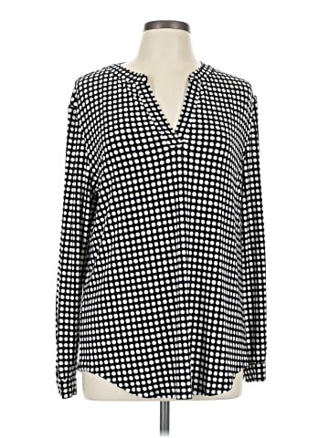 Anne Klein Long Sleeve Blouse (view 1)