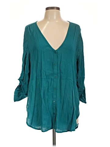 Lush 3/4 Sleeve Blouse (view 1)