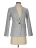 Ann Taylor Plaid Gray Blazer Size 00 - photo 1