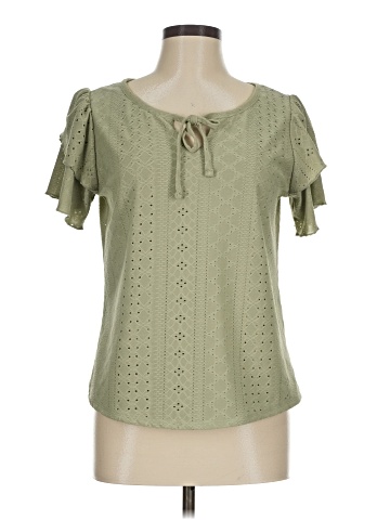 New York Laundry Short Sleeve Blouse (view 1)