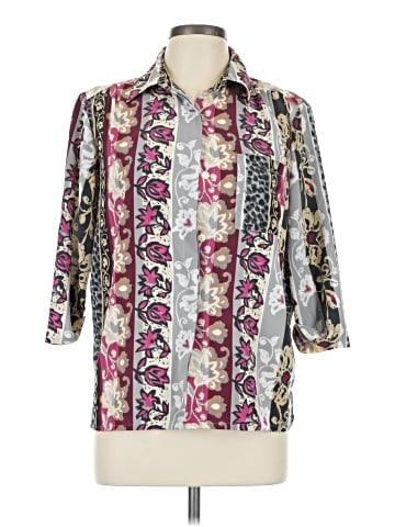 Alfred Dunner 3/4 Sleeve T-Shirt (view 1)
