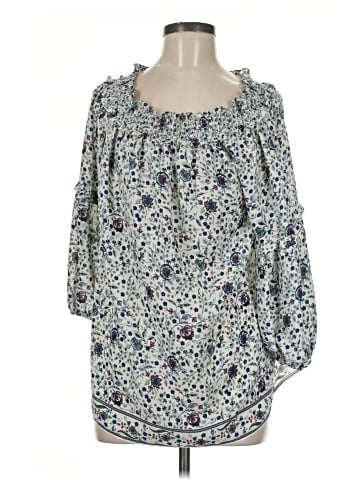 Max Studio 3/4 Sleeve Blouse (view 1)