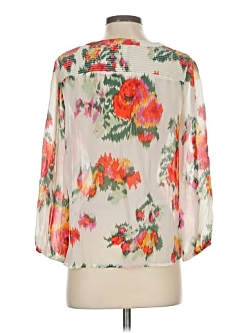Joie 3/4 Sleeve Silk Top (view 2)
