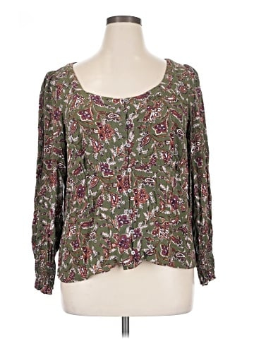 Ann Taylor LOFT Long Sleeve Blouse (view 1)