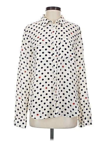 Sanctuary Long Sleeve Silk Top (view 1)