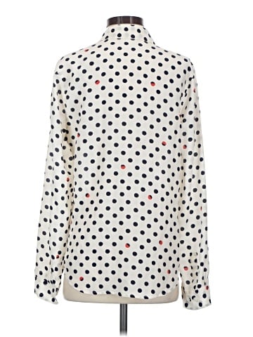 Sanctuary Long Sleeve Silk Top (view 2)