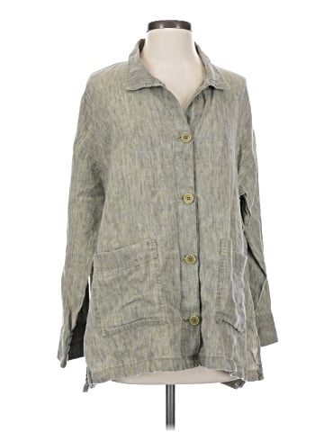 Eileen Fisher 3/4 Sleeve Button-Down Shirt (view 1)