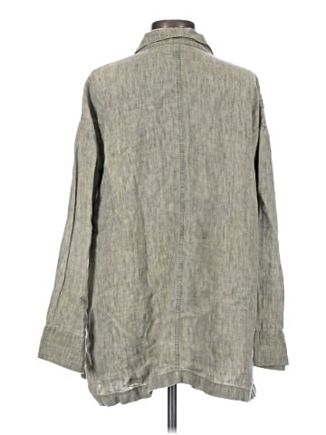 Eileen Fisher 3/4 Sleeve Button-Down Shirt (view 2)