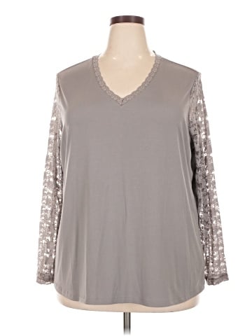 Susan Graver Long Sleeve Blouse (view 1)