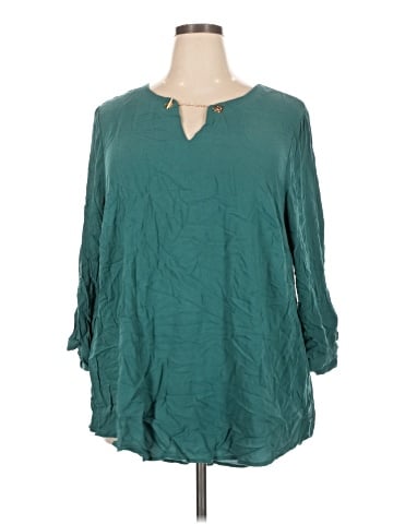 Torrid 3/4 Sleeve Blouse (view 1)