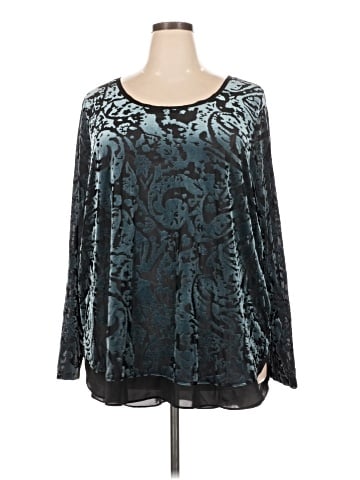 Simply Vera Vera Wang Long Sleeve Blouse (view 1)