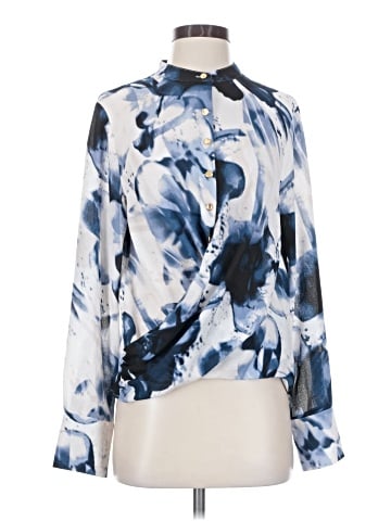 Donna Karan New York Long Sleeve Blouse (view 1)