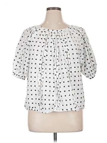 Ann Taylor LOFT Short Sleeve Blouse (view 1)