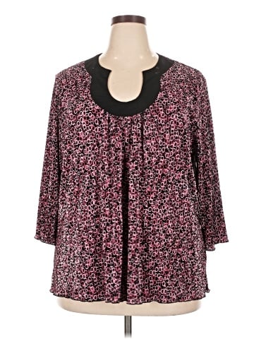 DressBarn 3/4 Sleeve T-Shirt (view 1)