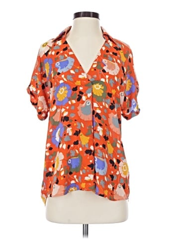 CAbi Short Sleeve Blouse (view 1)