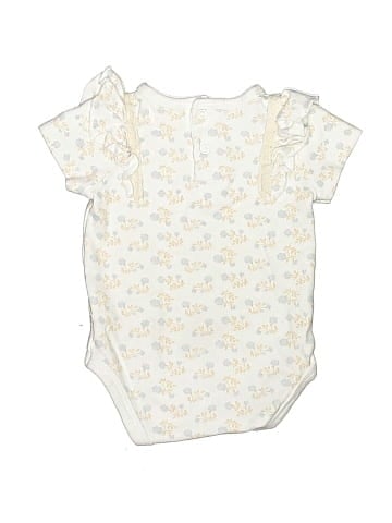 Rabbit Bear Short Sleeve Onesie (view 2)