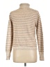 Tahari Stripes Tan Turtleneck Sweater Size L - photo 2
