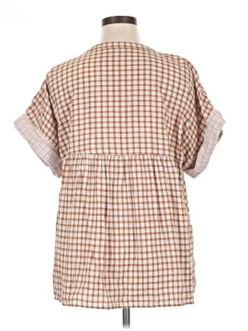 Madewell Plus Double-Faced Lakeline Popover Shirt (view 2)