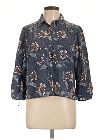 Sundance 3/4 Sleeve Button-Down Shirt (view 1)
