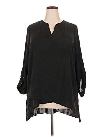 Susan Graver 3/4 Sleeve Blouse (view 1)