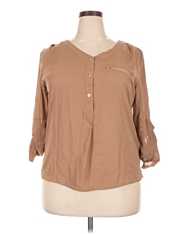 Sky 3/4 Sleeve Blouse (view 1)