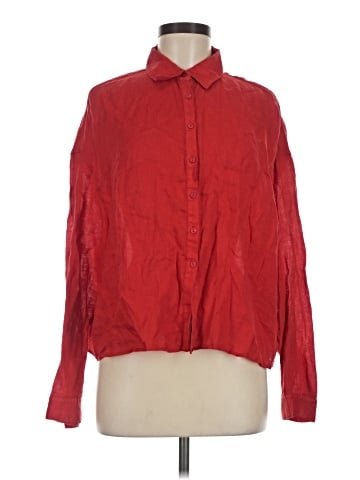 Massimo Dutti Long Sleeve Button-Down Shirt (view 1)