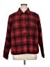 J.Jill 100% Polyester Plaid Red Jacket Size XL - photo 1