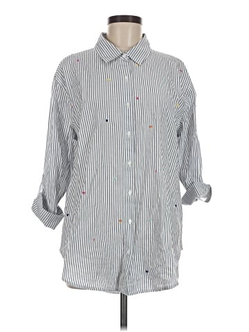 Sundry 3/4 Sleeve Button-Down Shirt (view 1)