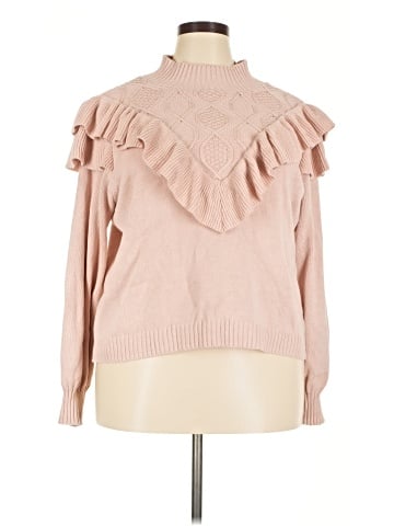 ELOQUII Elements Turtleneck Sweater (view 1)