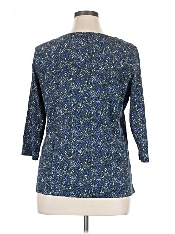 L.L.Bean 3/4 Sleeve Blouse (view 2)
