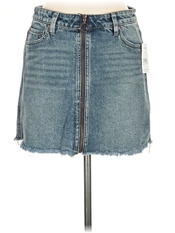 We the Free Denim Skirt (view 1)