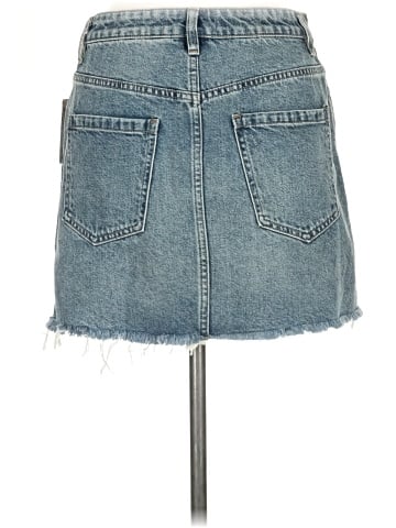 We the Free Denim Skirt (view 2)
