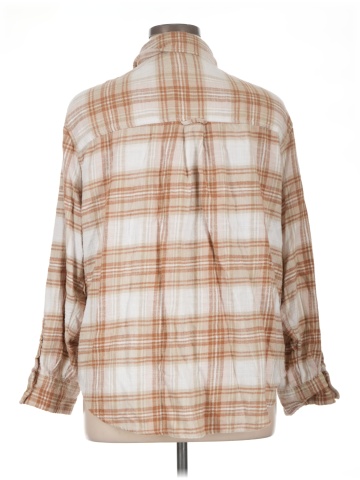 American Eagle Outfitters Long Sleeve Button-Down Shirt (view 2)