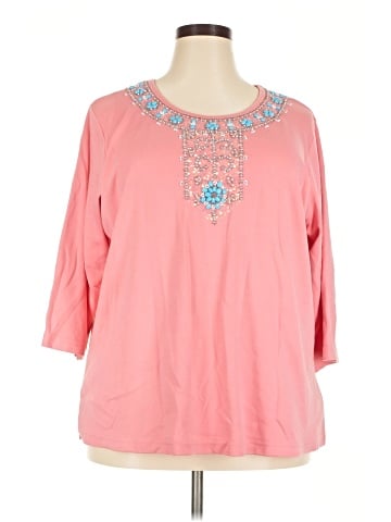 Quacker Factory 3/4 Sleeve Top (view 1)