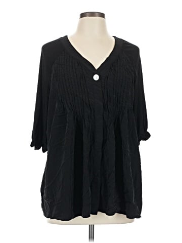 Style&Co 3/4 Sleeve Blouse (view 1)