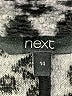 Next Animal Print Gray Coat Size 14 - photo 6