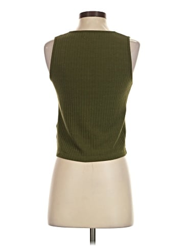 Madewell Ribbed Button-Front Crop Tank (view 2)