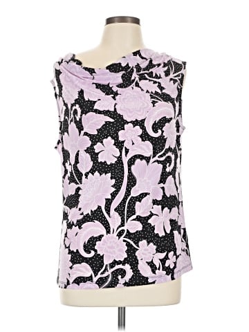 Black Label by Evan Picone Sleeveless Blouse (view 1)