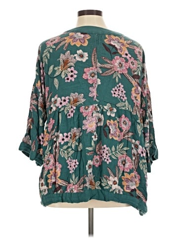 Maurices 3/4 Sleeve Blouse (view 2)
