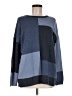 J.Jill Color Block Blue Pullover Sweater Size M - photo 1