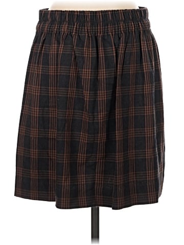 Madewell Plaid Double-Breasted Mini Skirt (view 2)