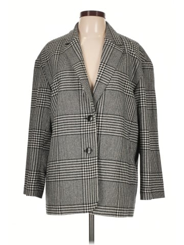 Madewell Oversized Dorset Blazer in Adkins Plaid (view 1)