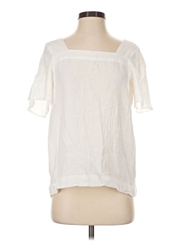 Madewell Lightspun Harlow Square-Neck Top (view 1)