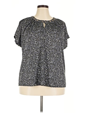 Notations Short Sleeve Blouse (view 1)